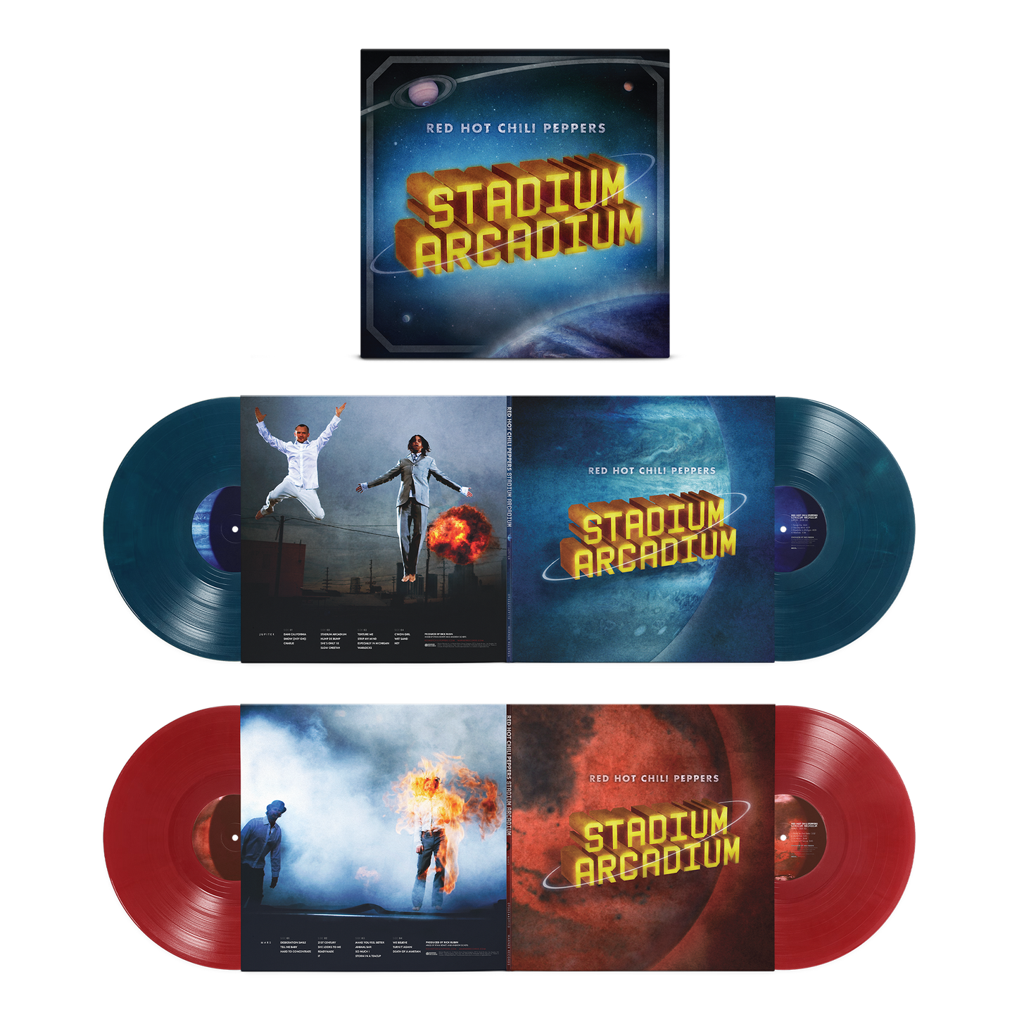 Stadium Arcadium: 20th Anniversary Limited Edition Sea Blue & Ruby Red 4LP